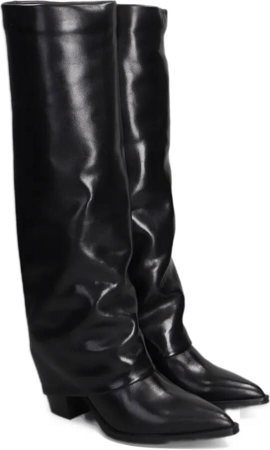 Julie Dee pointed-toe gaiter boots Zwart - Foto 3