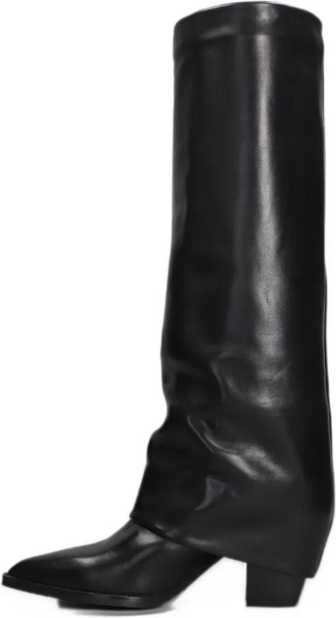 Julie Dee pointed-toe gaiter boots Zwart - Foto 4