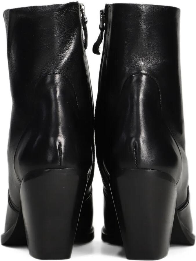 Julie Dee pointed-toe leather boots Zwart - Foto 4