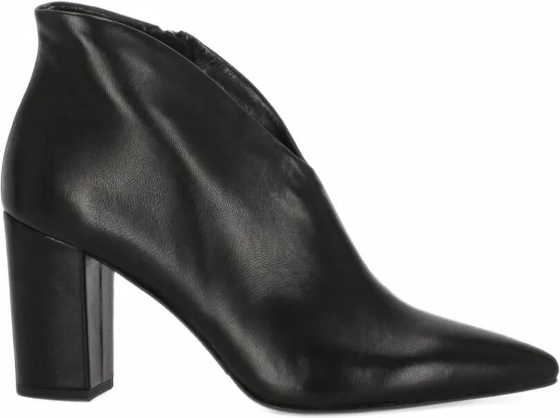 Julie Dee pointed-toe side-zip ankle boots Zwart