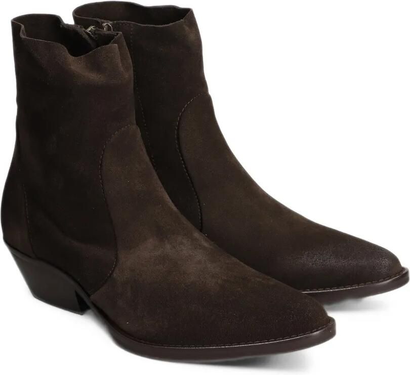 Julie Dee pointed-toe suede boots Bruin - Foto 4