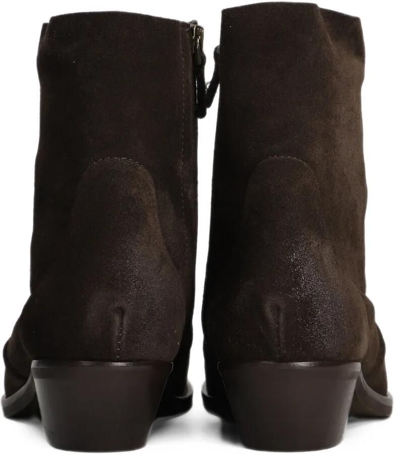 Julie Dee pointed-toe suede boots Bruin - Foto 2