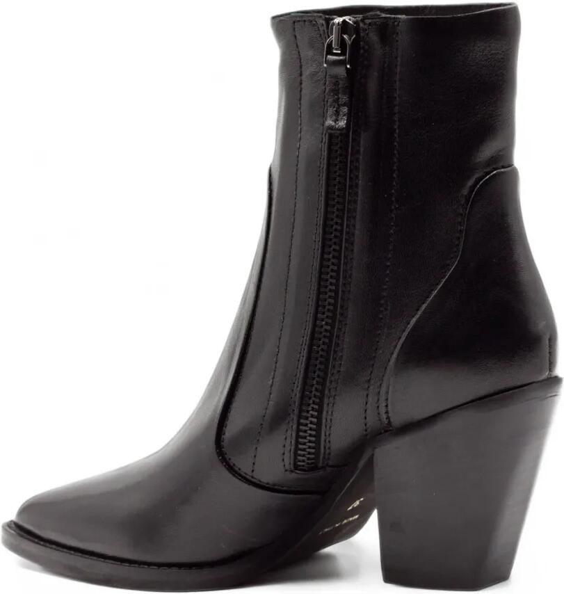 Julie Dee pointed-toe Texan ankle boots Zwart - Foto 2