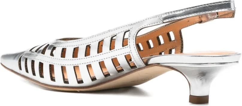 Julie Dee Pumps met uitgesneden details Zilver - Foto 3
