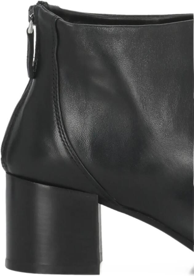 Julie Dee rear-zip leather ankle boots Zwart - Foto 2
