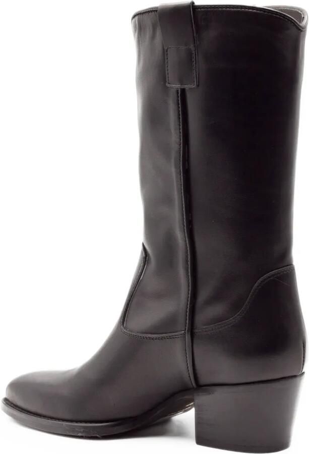 Julie Dee side-lace Texan-style boots Zwart - Foto 5