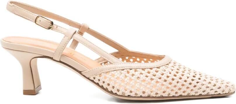 Julie Dee Slingback pumps Beige