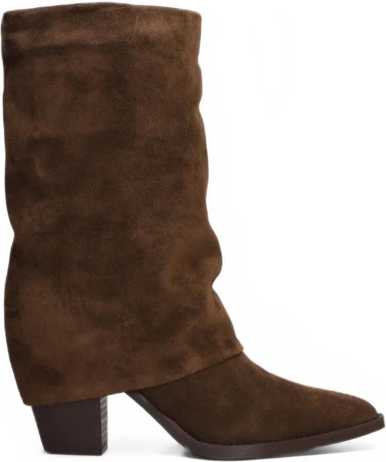 Julie Dee slouchy pointed-toe ankle boots Bruin