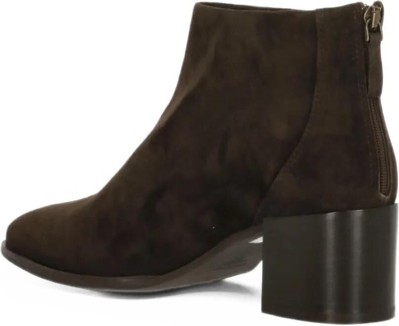 Julie Dee suede block-heel ankle boots Bruin - Foto 3