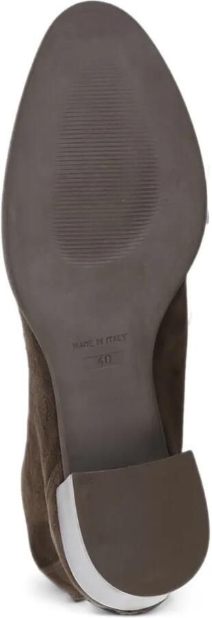 Julie Dee suede block-heel ankle boots Bruin - Foto 5