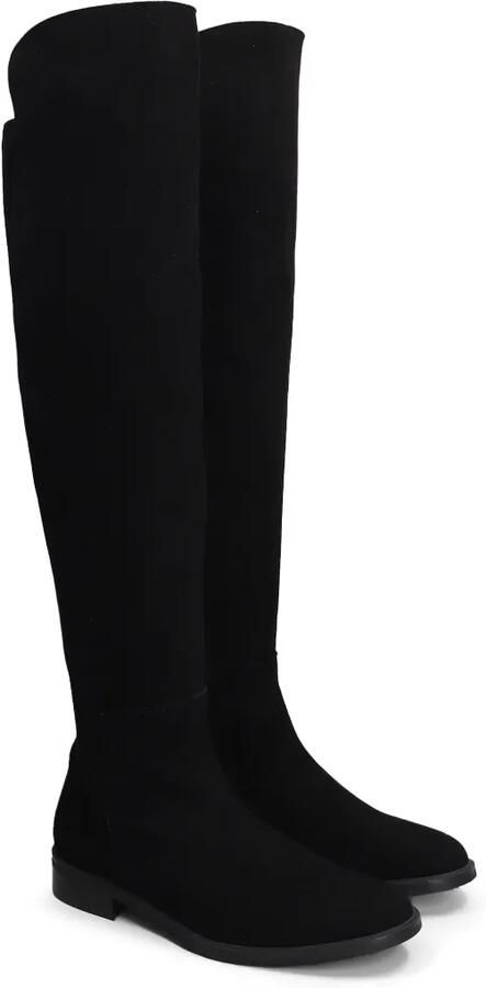 Julie Dee suede-finish over-the-knee boots Zwart - Foto 2