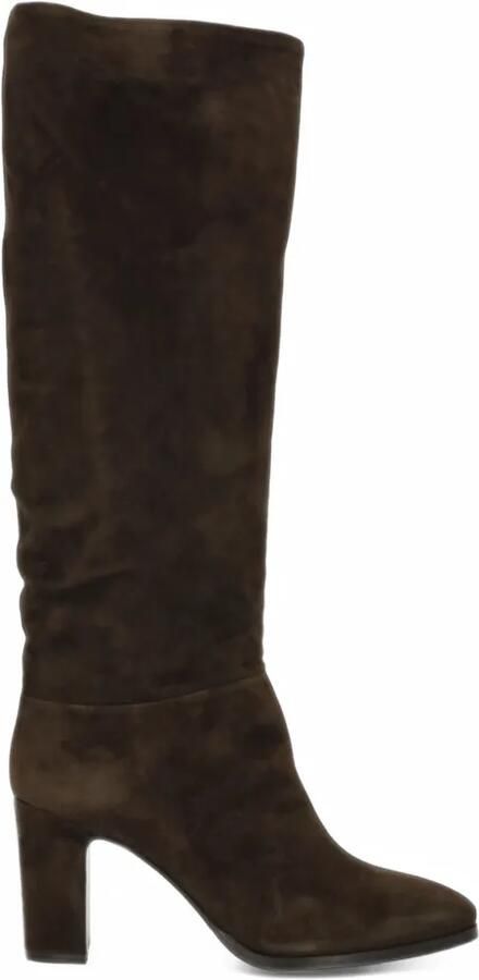 Julie Dee suede knee-high boots Bruin