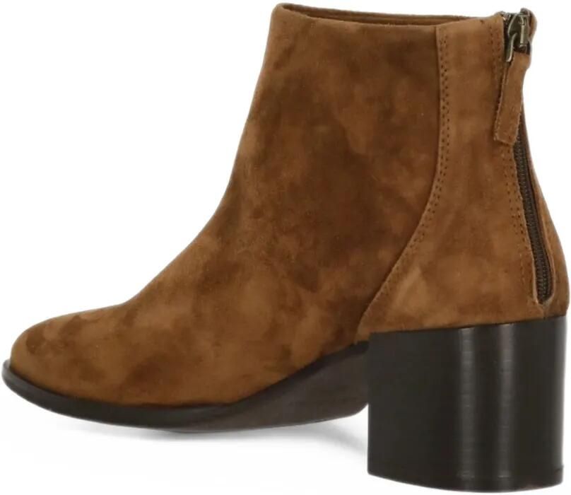 Julie Dee suede rear-zip ankle boots Bruin - Foto 3
