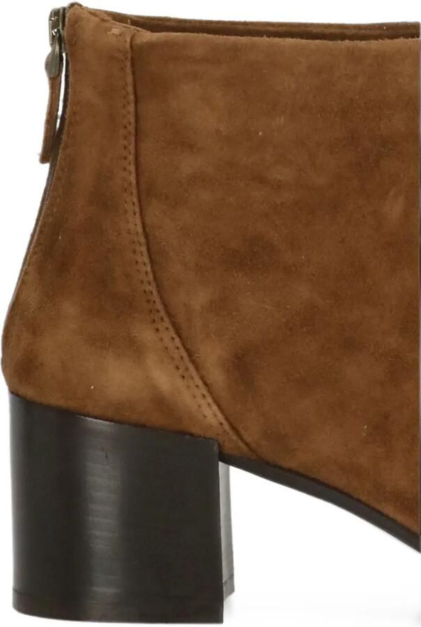 Julie Dee suede rear-zip ankle boots Bruin - Foto 4
