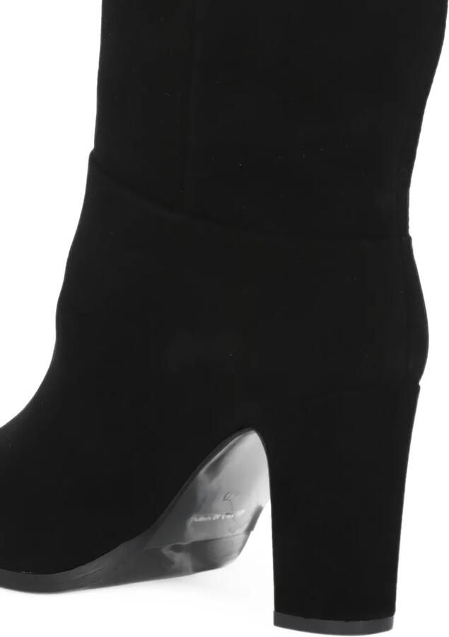 Julie Dee suede round-toe boots Zwart - Foto 2