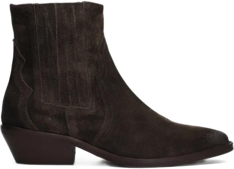 Julie Dee suede western-style ankle boots Bruin