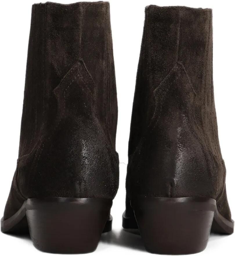 Julie Dee suede western-style ankle boots Bruin - Foto 2