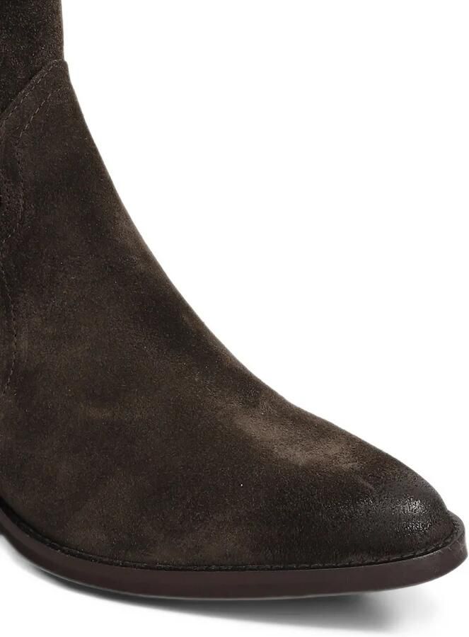 Julie Dee suede western-style ankle boots Bruin - Foto 3