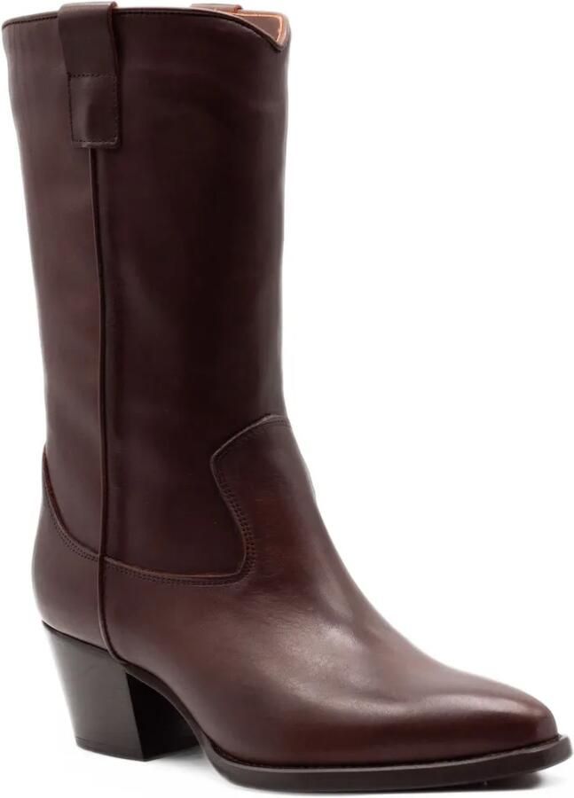 Julie Dee Texan-style leather boots Bruin - Foto 4