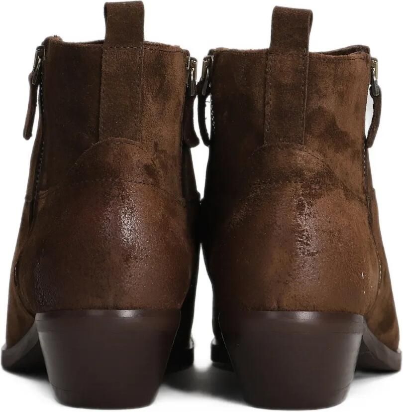 Julie Dee western-style embroidered ankle boots Bruin - Foto 2