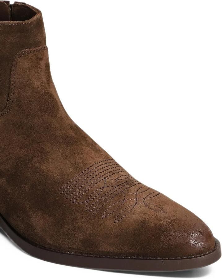 Julie Dee western-style embroidered ankle boots Bruin - Foto 3