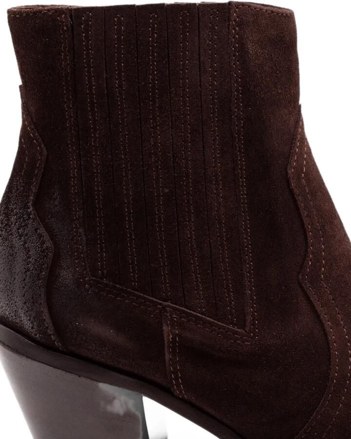 Julie Dee Western-style pointed-toe boots Bruin - Foto 3
