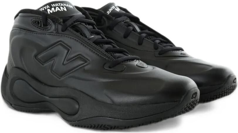 Junya Watanabe Mid-top sneakers met logo-reliëf Zwart