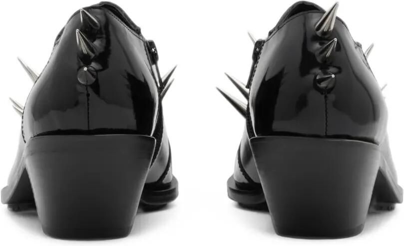 Junya Watanabe Leren schoenen met spikes Zwart - Foto 3