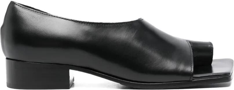 Junya Watanabe Sandalen met open neus Zwart
