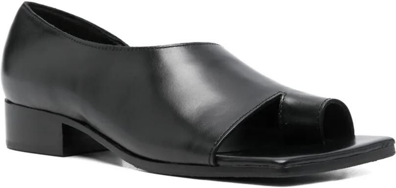 Junya Watanabe Sandalen met open neus Zwart - Foto 3