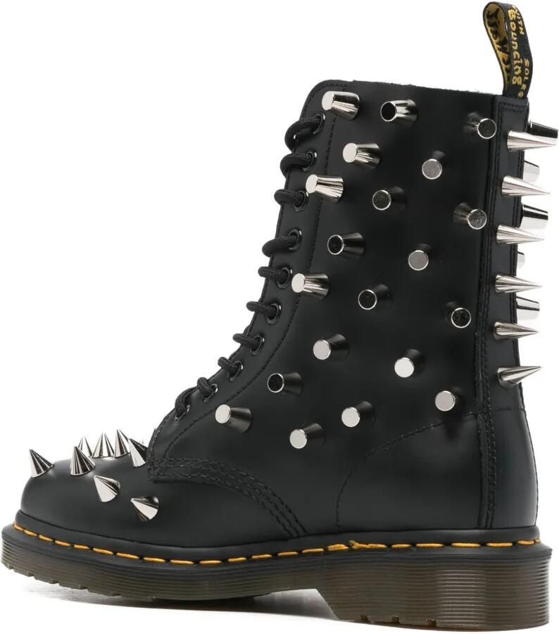 Junya Watanabe x Dr. Martens veterlaarzen met studs Zwart - Foto 3