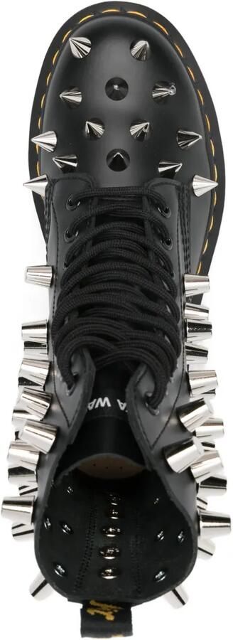 Junya Watanabe x Dr. Martens veterlaarzen met studs Zwart - Foto 4