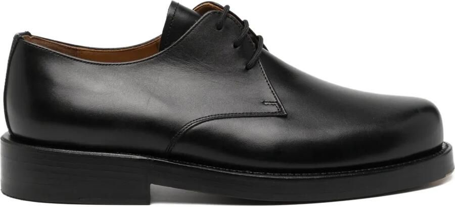 Junya Watanabe MAN Leren Derby veterschoenen Zwart