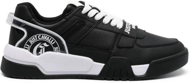 Just Cavalli Chunky sneakers met logoband Zwart