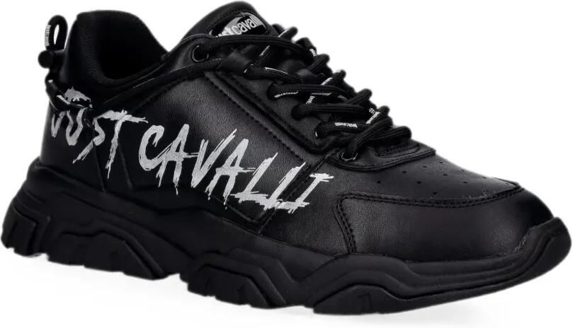 Just Cavalli Chunky sneakers met logoprint Zwart - Foto 5