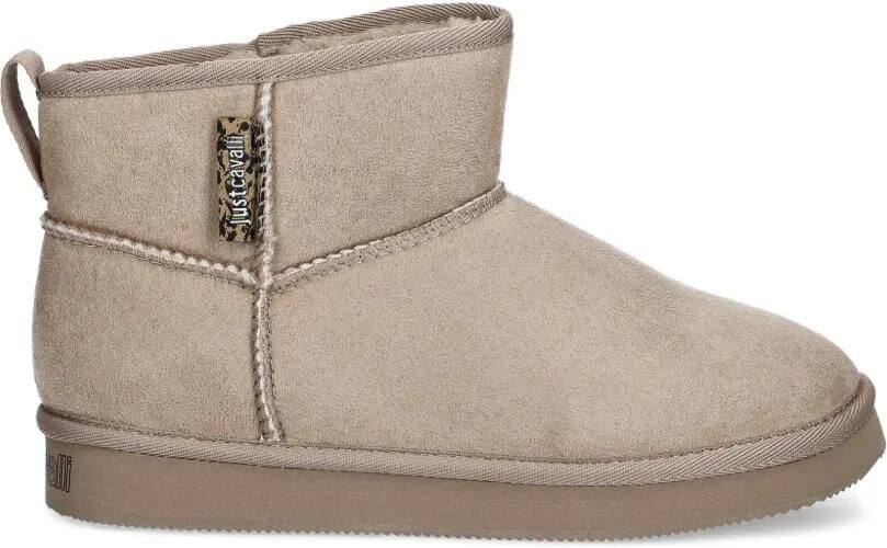 Just Cavalli Enkellaarzen met naad Beige