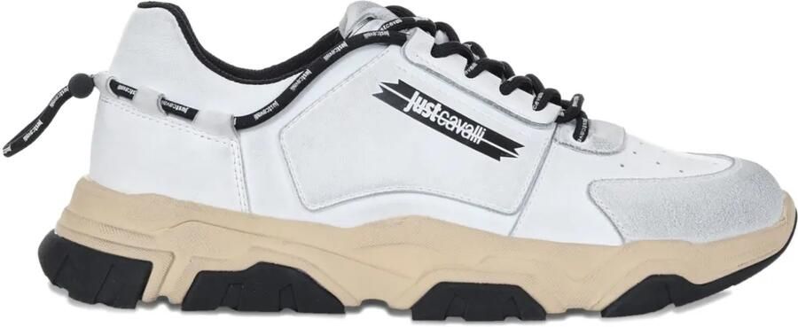 Just Cavalli Fondo chunky sneakers Wit