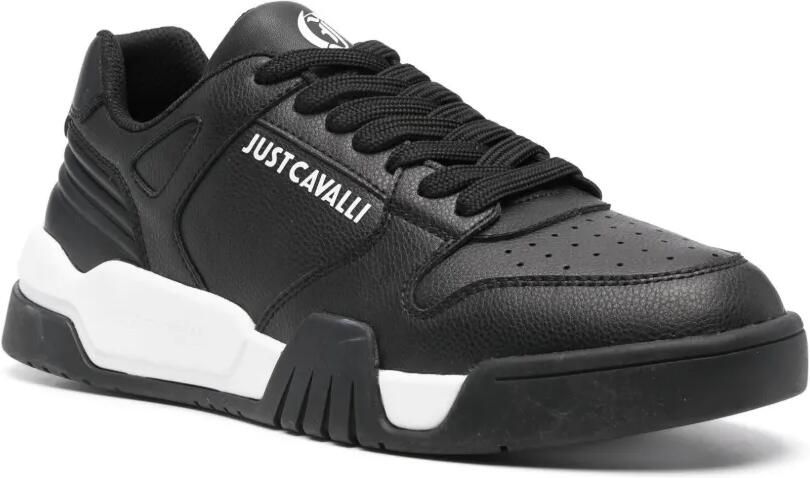 Just Cavalli Fondo Style Dis. 1 sneakers Zwart - Foto 3