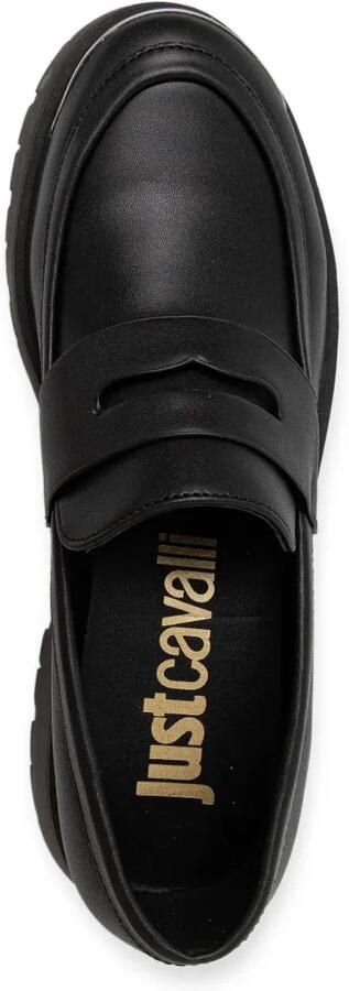 Just Cavalli Loafers met logodetail Zwart - Foto 4