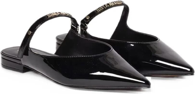 Just Cavalli logo-plaque patent mules Zwart - Foto 3