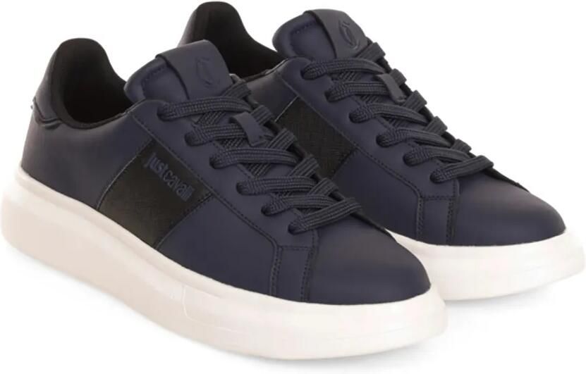 Just Cavalli logo-print sneakers Blauw - Foto 3