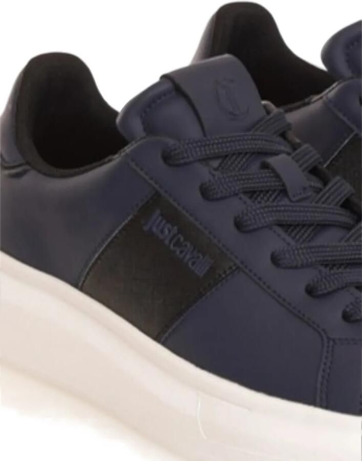 Just Cavalli logo-print sneakers Blauw - Foto 2