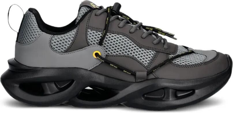 Just Cavalli Mesh sneakers met veters Grijs