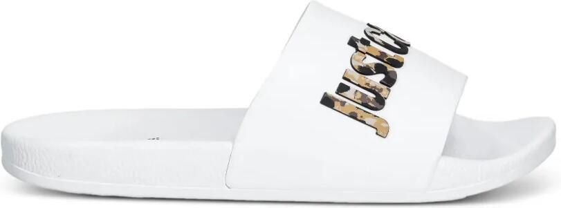 Just Cavalli Slippers met logo Wit