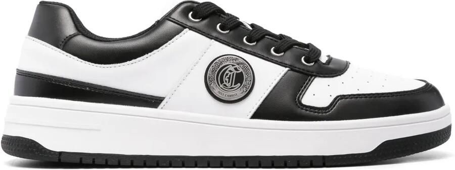 Just Cavalli Sneakers met colourblocking Zwart