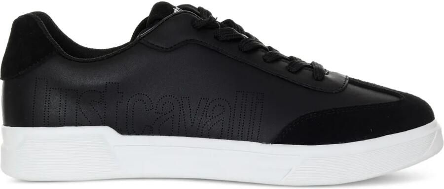 Just Cavalli Sneakers met geperforeerd logo Zwart