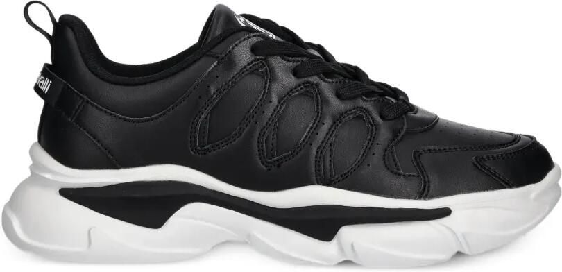 Just Cavalli Sneakers met golvend design Zwart