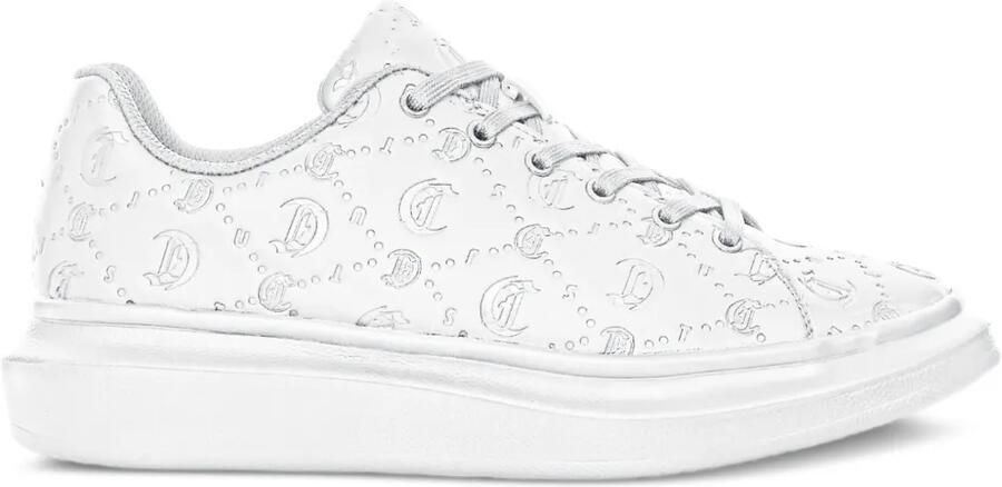 Just Cavalli Sneakers met logo-reliëf Wit