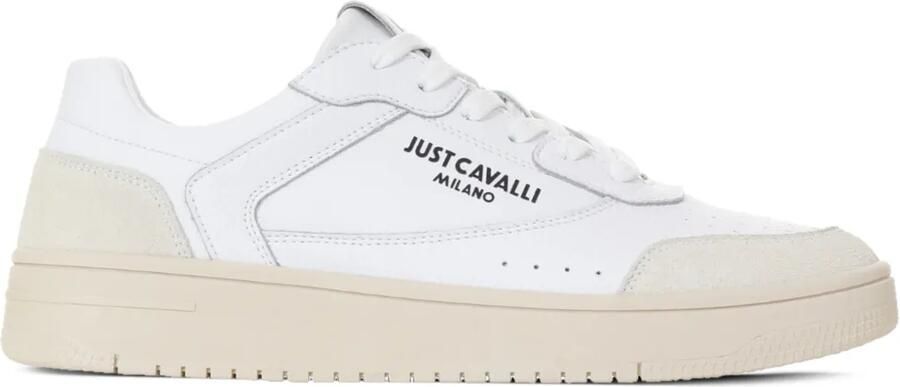 Just Cavalli Sneakers met logo Wit