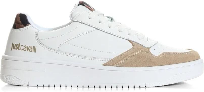 Just Cavalli Sneakers met logo Wit